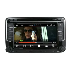 NEW Double 2 Din 7 inch GPS Stereo Radio WIFI Car DVD Player For VW Golf