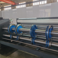 YSF-D Automatic Feeder Corrugated Cardboard Printer Machine With Rotary Die-Cutter Machine for Making Pizza Carton Box