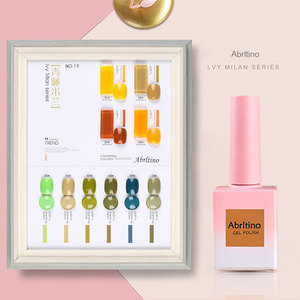 ชุดเจลทาเล็บแฟชั่น Abrltino สี OEM พร้อมตัวอย่างฟรี ชุดเจลทาเล็บยูวี Lvy Milan Series OEM - Product Image 1