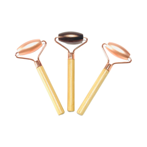 Médecine chinoise cristal naturel masseur facial Gua Sha conseil rouleau de Jade vert avec boîte soins de la peau - Product Image 2