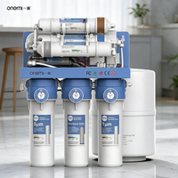 Sistema de Ósmosis Inversa Alcalina de 7 Etapas OEM/ODM 75GPD, Purificador de Agua para Fregadero, Filtro de Agua con Tanque, Máquina de Ósmosis Inversa