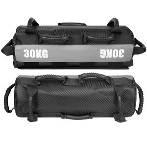 MKAS Gym Power Rack Station tessuto Pvc Power Bag impermeabile nero forza allenamento 10-30Kg palestra da competizione sacchi di sabbia - Product Image 5