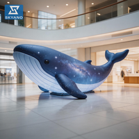 Baleine Gonflable Géante, Créature Marine Fantastique pour la Décoration d'Exposition