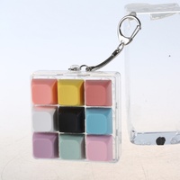 Wholesale Handmade 9Key Led ASMR Fidget Keyboard SwitchASMR Square Portable Bag Charm