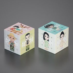 Publicidad personalizada 5x5x5 <span class=keywords><strong>Cubo</strong></span> mágico Logotipo personalizado/Impresión de marca Herramienta de marketing creativa Ideal para ferias comerciales y obsequios - Product Image 5