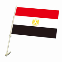 Drapeau de voiture en polyester de haute qualité 12*18 pouces, drapeau national d'intérieur, drapeau de tous les pays du monde
