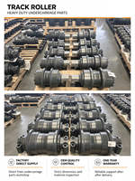 Rouleau de chenille, rouleau porte-rouleau, rouleau supérieur pour excavatrice OEM – Pièces de rechange pour train de roulement de chenilles – Vente en gros
