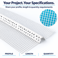 Profilé d'angle en PVC résistant à la corrosion pour la protection des murs extérieurs en zone côtière, anti-UV, longue durée de vie