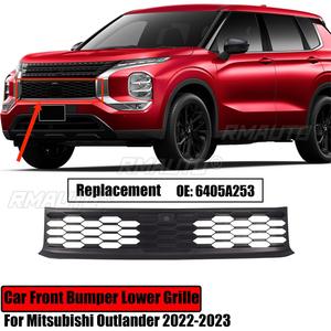 Kit de Decoración para la Parrilla Inferior del Parachoques Delantero para Mitsubishi Outlander 2022-2023, Accesorio para Auto, Negro Mate 6405A253 - Product Image 1