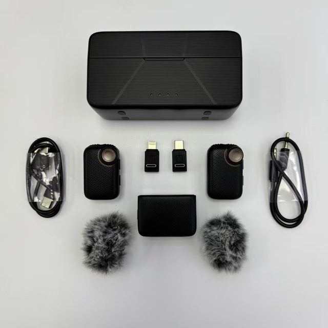 AI Noise Professional Original Wireless Lavalier Microphone S20 With Touch Screen Cancelling Long Battery Life