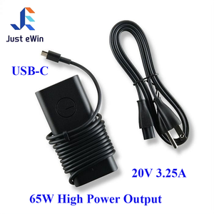 Reliable 65W Laptop Power Supply Replacement Charger TYPE <b>C</b> and DC 4.5x3.0 Connector High Quality for Dell Chromebook - Product Image 1