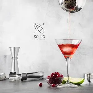 Buona qualità 30/45 Ml doppia misura spirito misurino Cocktail doppio Jigger