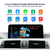 Écran d'affichage de voiture Linux de 10,25 pouces, écran partagé, lecteur multimédia CarPlay pour BMW F30/F34 2012-2016, Android Auto intégré, GPS
