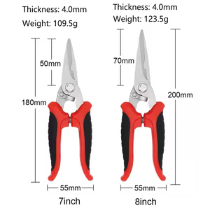 Vendita calda in acciaio inox elettricista forbici & giardino potatura cesoie con molla di blocco di sicurezza - Product Image 2