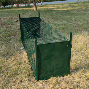 Thêm Lớn Đôi Nhập Chồn Bẫy Hải Ly XXL Con Chó Lồng Bẫy 150X50X50X50 Động Vật Bẫy Và Nguồn Cung Cấp - Product Image 3