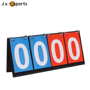 4-значное Спортивное табло для волейбола, настольного тенниса, гандбола, бадминтона, подсчета очков, портативная баскетбольная доска