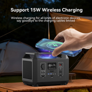 Nhà Máy giá 1200 Wát 1008wh LiFePO4 không dây năng lượng mặt trời Trạm điện MPPT Máy phát điện Trạm di động pin bên ngoài cho xe nhà - Product Image 6