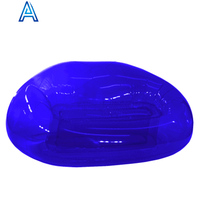 Canapé gonflable double en PVC transparent coloré, fauteuil, chaise longue pour le camping en plein air, meubles pliants portables
