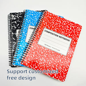 Cahier de Composition personnalisé de haute qualité au design simple Cahier à spirale Papeterie pour étudiants pour l'écriture - Product Image 1