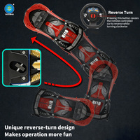 Coche Robot Transformable con Control Remoto 2 en 1, Coche Deportivo con Luces LED que se Activan al Impacto