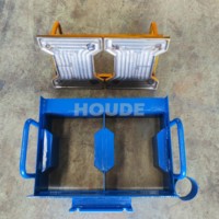 Machine à briques alimentée par un moteur monophasé 110V/220V, presse manuelle pour blocs de béton, fabricant de moules pour blocs de béton, mini blocs d'interverrouillage, fabrication de briques