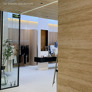 Panel de Pared de Piedra Flexible Rowena Travertino con Textura 3D para Decoración de Apartamentos, Tiendas y Fábricas en EE. UU. - Product Image 4