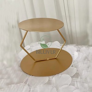 Ijzeren Dessert Tafel Cake Decoratie Display Rek Lade Trouwtafel Doos Op Maat Wit Staat Moderne Cake Tools Duurzaam - Product Image 5