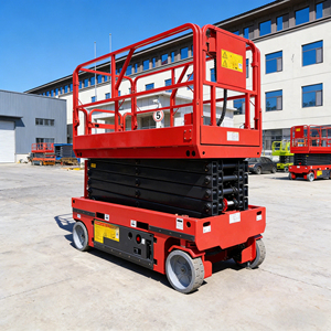 Gunting hidrolik bergerak otomatis, <span class=keywords><strong>Platform</strong></span> pengangkat gunting hidrolik seluler listrik kecil portabel - Product Image 2