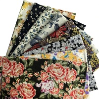 Tissu en coton à imprimé floral de haute qualité en gros