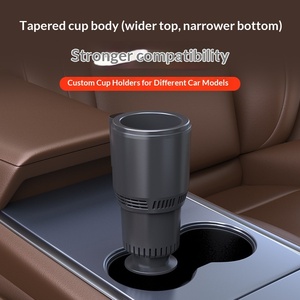 Portavasos inteligente de 12V para coche, con función de enfriamiento y calentamiento por semiconductor, universal para accesorios interiores de vehículos. - Product Image 4