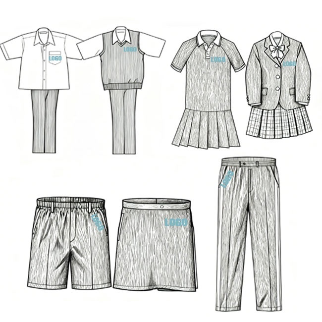 ZZB Customized Identification School Uniform Jackets