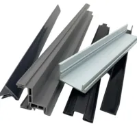 Profil Plastik PVC Kustom untuk Profil Aluminium Desain Modern Penggunaan Apartemen Garansi 3 Tahun