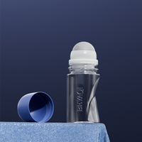 Botella de Desodorante Antitranspirante Portátil de 50 ml con Diseño Único y Logotipo Personalizado, Envase Cilíndrico de PET Vacío