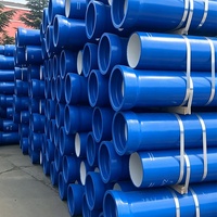 Tuyau en fonte ductile robuste K9 avec revêtement en mortier de ciment, raccord à emboîtement anti-corrosion pour l'alimentation en eau municipale africaine