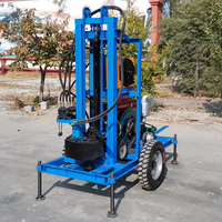 Rig Pengeboran Sumur Air Portabel Compact Crawler 25HP 200M, Dapat Diakses di Jalan Sempit, Cocok untuk Pertanian dan Rumah, Rig Pengeboran Sumur Air Dalam
