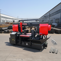 Scie à ruban horizontale et inclinée G400 avec tension hydraulique et moteur de 5,5 kW