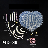 Moule à ongles 3D en silicone YS Tulip Sea Shell Rabbit Goldfish Starfish pour décorations d'ongles DIY, accessoires d'art de manucure