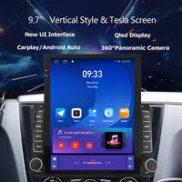 Écran Tesla vertical de 9,7 pouces, autoradio Android pour BMW Série 1 E81 E82 E87 E88 2004-2012, navigation GPS, lecteur multimédia