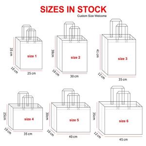 Custom Printed Logo <b>Reusable</b> Shopping <b>Bag</b> Non Woven Tote <b>Bags</b> Clothing Packaging Non-Woven Tote <b>Bag</b> - Product Image 2