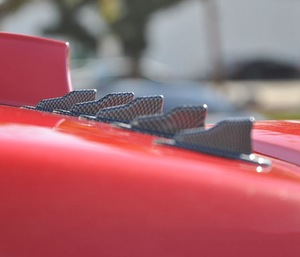 Lot de 10 générateurs de vortex aileron de requin EVO, aileron de toit universel pour voiture, motif fibre de carbone, accessoires de tuning automobile personnalisables - Product Image 6