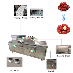 Machine automatique à dénoyauter les dattes rouges, machine à dénoyauter les fruits, machine à dénoyauter les pruneaux, les jujubes et les dattes séchées - Product Image 6