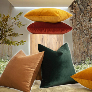 <b>Knitted</b> Polyester Massage <b>Throw</b> Pillow Cover Customized 100% Polyester 18x18 Inch Zipper Closure Cushion Cover OEM - Product Image 3