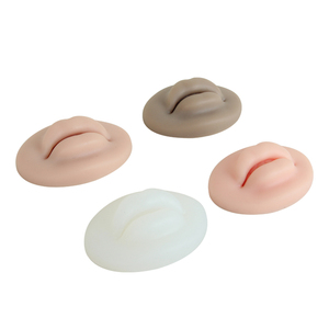 Latest Silicone Gel Realistic Permanent Makeup Practice Skin for Beauty Training Microblading Human <strong>Lips</strong> 3D <strong>Lip</strong> Open Mouth <strong>PMU</strong> - Product Image 3