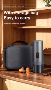 Cafetera Portátil Autocalentable para 100 Tazas de Espresso, Compatible con Cápsulas y Café Molido, con USB-C para Camping - Product Image 3