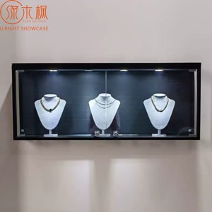 Armoires murales à bijoux de luxe Vitrines personnalisées pour bijouteries Vitrines en verre haute définition - Product Image 1