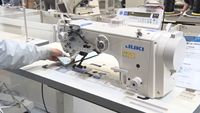 Machine à coudre industrielle JUKI 2810-7 d'occasion de bonne qualité, point noué simple, pour cuir épais