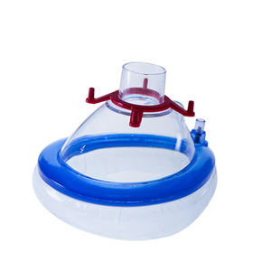 Masker Anestesi Medis PVC Sekali Pakai dengan Tali Cinco Point, Cincin Isolasi Cairan, Standar <span class=keywords><strong>CE</strong></span>, Umur Simpan 3 Tahun - Product Image 2