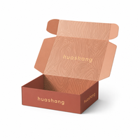 Boîte d'expédition en carton ondulé de luxe personnalisée pour cadeaux, emballage en carton ondulé pour colis postaux
