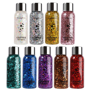 Palette di ombretti liquidi glitterati MAXFINE, glitter per occhi ad alta pigmentazione e impermeabili, <span class=keywords><strong>trucco</strong></span> occhi effetto <span class=keywords><strong>sirena</strong></span> per feste e discoteche - Product Image 4