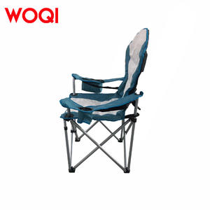 Silla Plegable Woqi para Exteriores, Marco de Aluminio, Tela Oxford Azul Pavo Real, Silla de Jardín con Portavasos 54X54X108 - Product Image 3